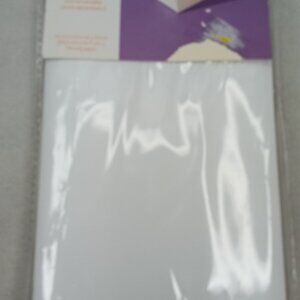 Sun Squad Indoor/Outdoor Luminary Bags White Reusable Resin 6 Pack 10”x 5”x3”